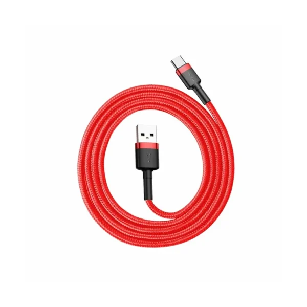 Baseus 6953156278219 mobile phone cable Red 1 m USB A USB C