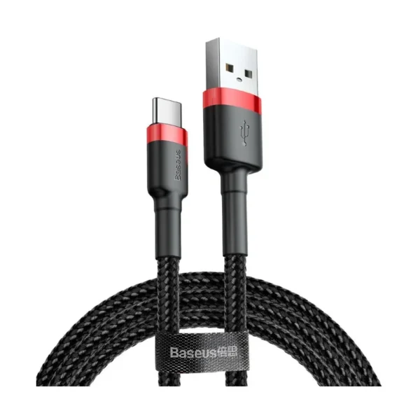Baseus Cafule USB cable 2 m USB A USB C Black, Red