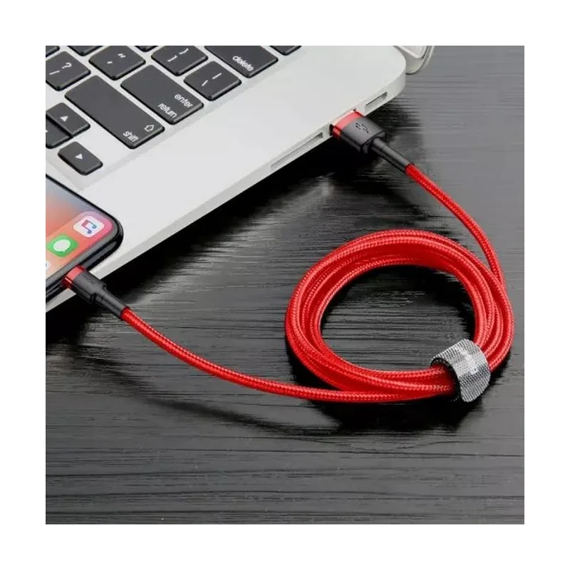Baseus CALKLF-C09 lightning cable 2 m Red