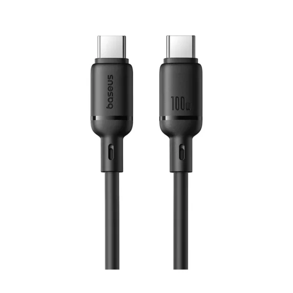 Baseus Silky Şarj Kablo TYPE-C-C 1m-Syh USB cable USB C Black