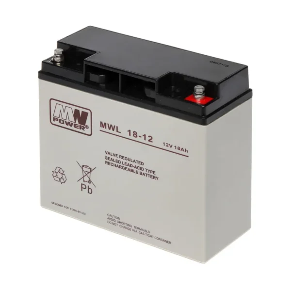 Battery MW Power AGM MWL 18-1212V/18Ah 181*77*167 (M5)
