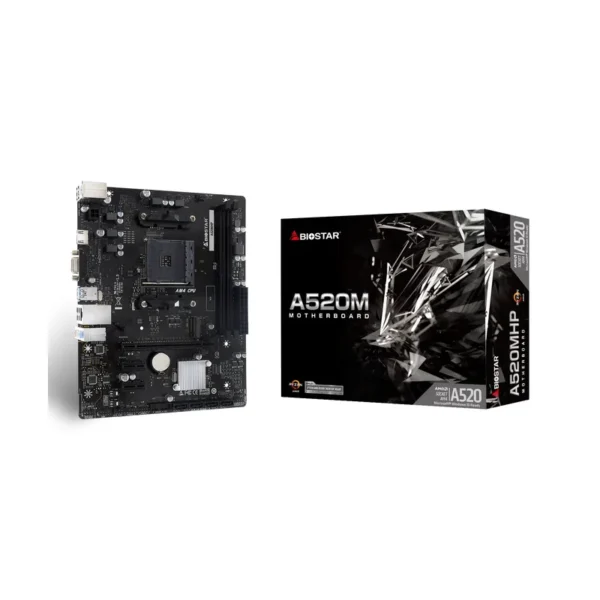 Biostar A520MHP motherboard AMD A520 Socket AM4 micro ATX
