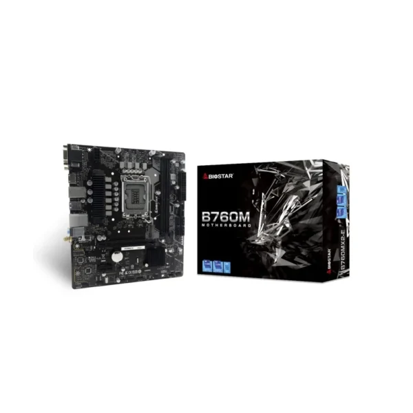 Biostar B760MX2-E D4 motherboard Intel B760 LGA 1700 micro ATX