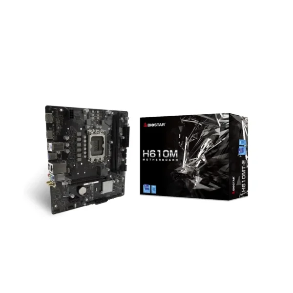 Biostar H610MT-E motherboard Intel H610 LGA 1700 micro ATX