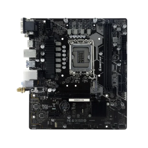 Biostar Z690MX2-E D4 motherboard Intel Z690 LGA 1700 micro ATX
