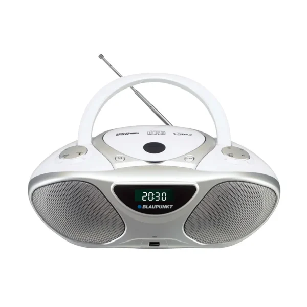 Blaupunkt BB14WH CD player CD recorder Silver, White