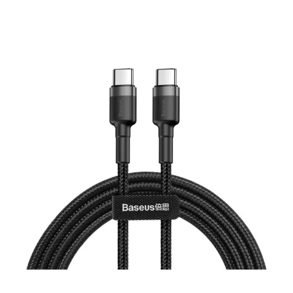 Cable USB-C PD Baseus Cafule PD 2.0 QC 3.0 60W 1m (black and gray)