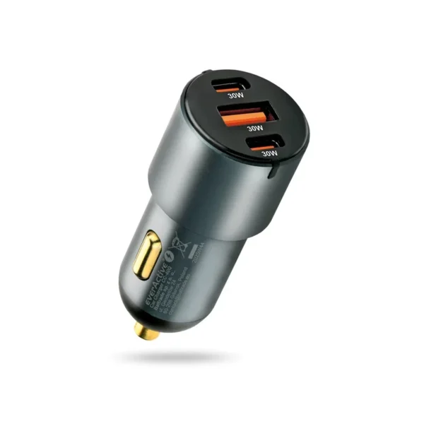 Car charger everActive CC-40Q USB QC3.0 + 2x USB-C PD 60W