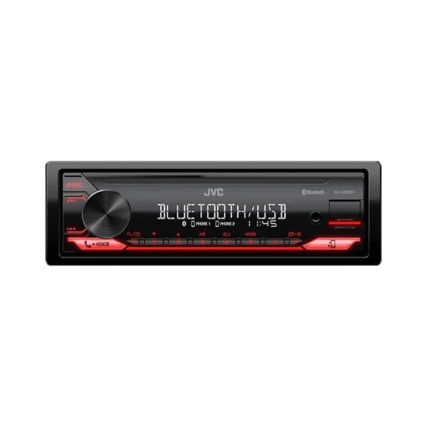 CAR RADIO JVC KDX-282BT RED