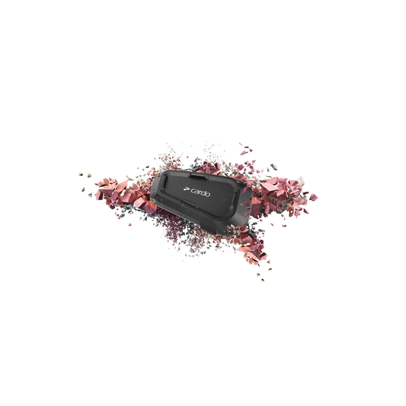 Cardo Spirit motorcycle intercom 2 channels 400 m Black