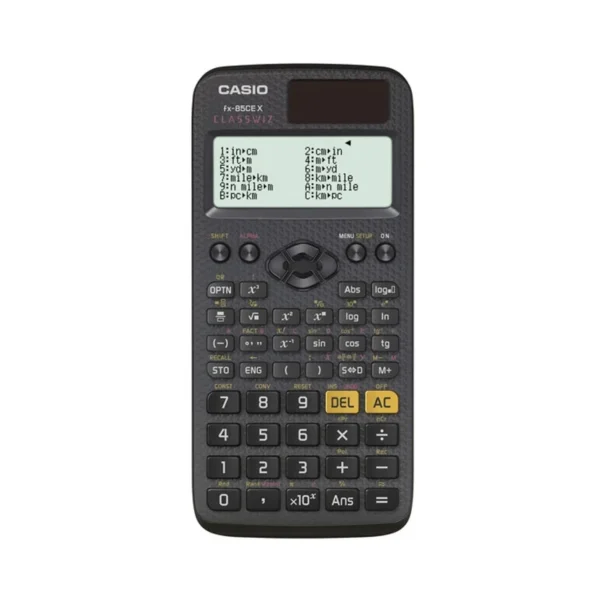 CASIO FX-85CEX SCIENTIFIC CALCULATOR, OFFICE, SCHOOL, 379 FUNCTIONS, 77X166MM, BLACK