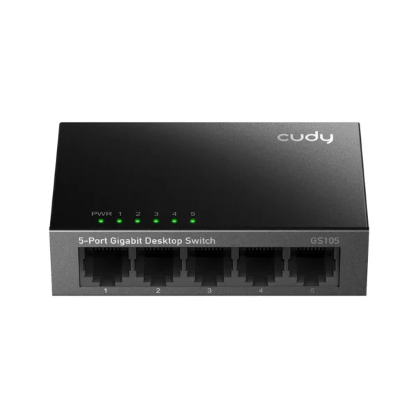 Cudy GS105 network switch Unmanaged Gigabit Ethernet (10/100/1000) Black