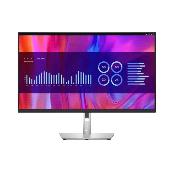 DELL P Series P3223DE 80 cm (31.5") 2560 x 1440 pixels Quad HD LCD Black, Silver
