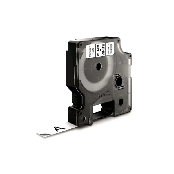 DYMO D1 Standard - Black on White - 12mm