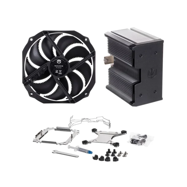 ENDORFY Fortis 5 Processor Air cooler 14 cm Black, Grey, Steel