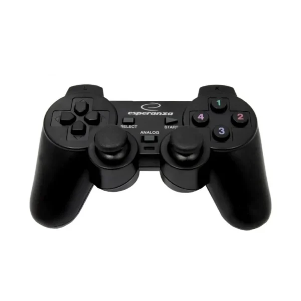 Esperanza EG102 Gaming Controller Black USB 2.0 Gamepad Analogue / Digital PC, Playstation 3