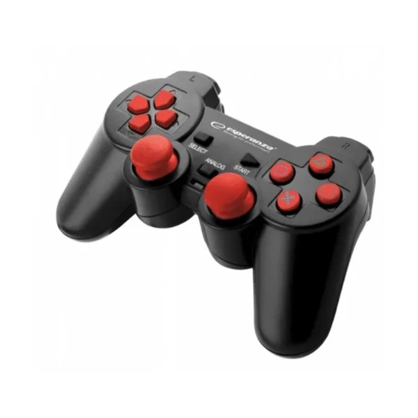 Esperanza EGG106R Gaming Controller Gamepad PC,Playstation 2,Playstation 3 Analogue / Digital USB 2.0 Black,Red