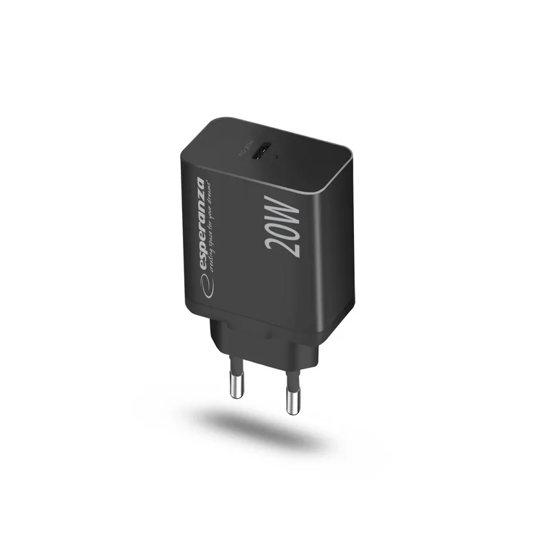 Esperanza EZC104K mains charger 20W Black