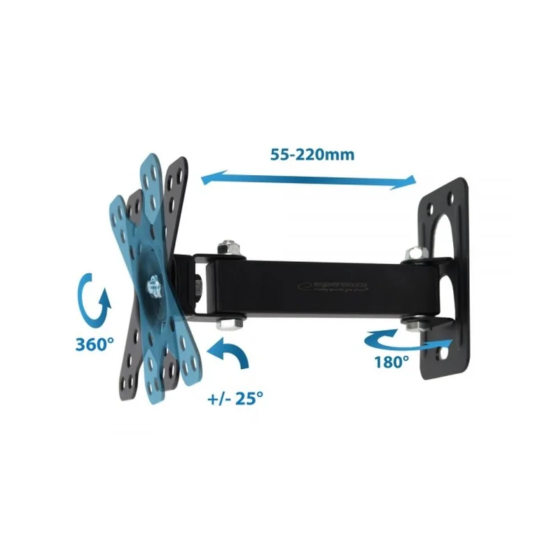 Esperanza HORUS 127 cm (50") Black