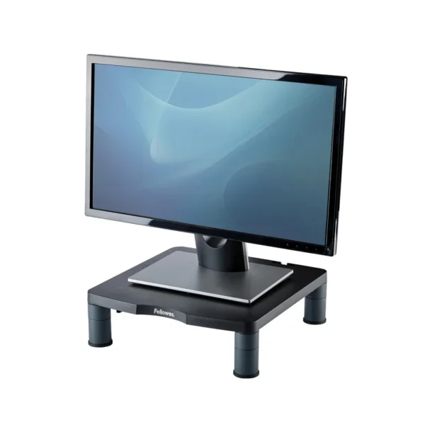 Fellowes monitor stand, graphite, Height adjustment range 50 - 100 mm, Maximum screen size 53.3 cm (21").