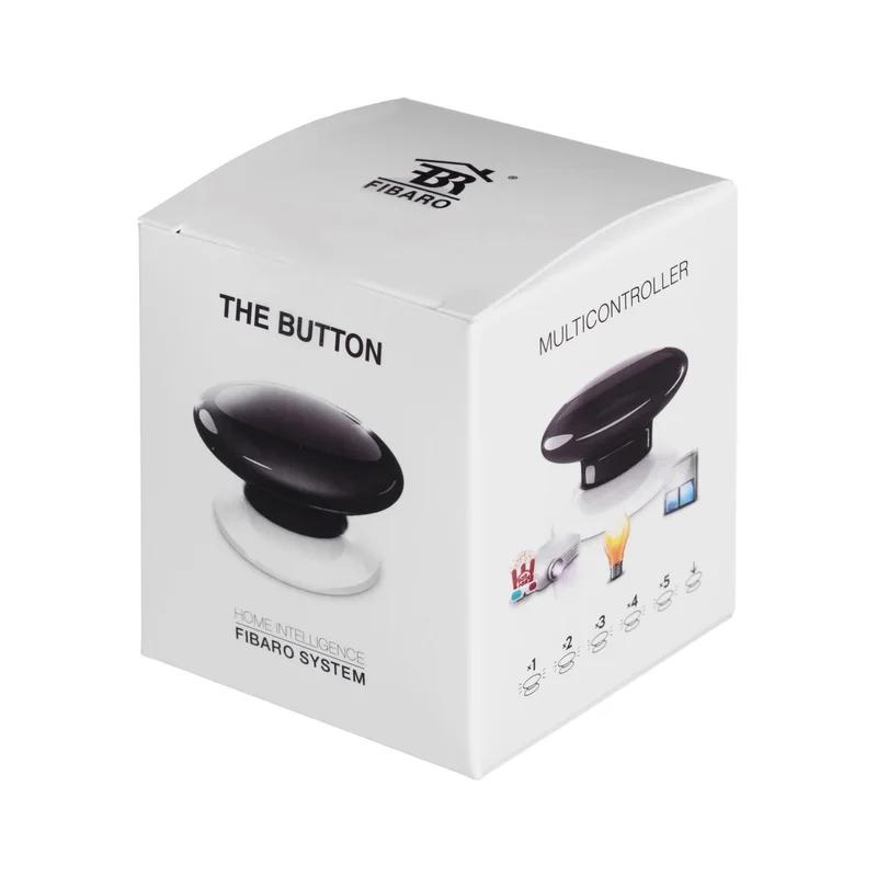 Fibaro The Button Black panic button Wireless Alarm