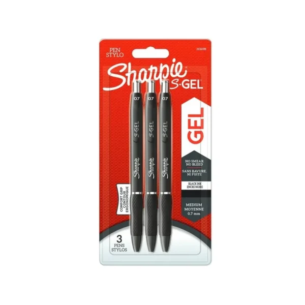 Gel Pen Sharpie S Gel Black - 3 pcs.