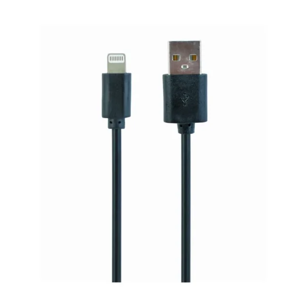 Gembird CC-USB2-AMLM-1M lightning cable Black