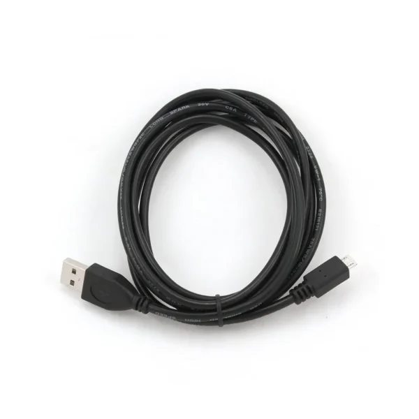 Gembird CCP-MUSB2-AMBM-1M USB cable USB 2.0 Micro-USB B USB A Black