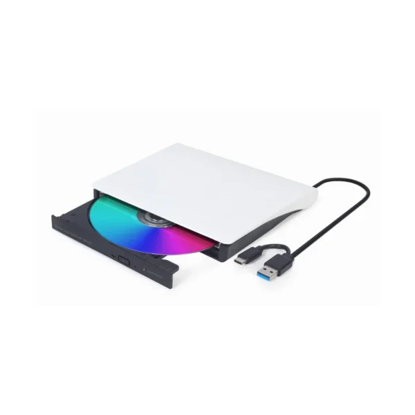 Gembird DVD-USB-031-BW External USB DVD drive, black-white