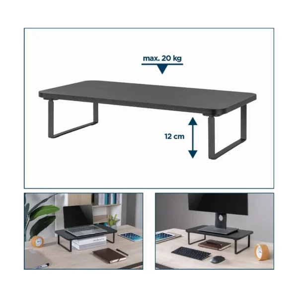 Gembird MS-TABLE-03 monitor mount / stand Desk Black