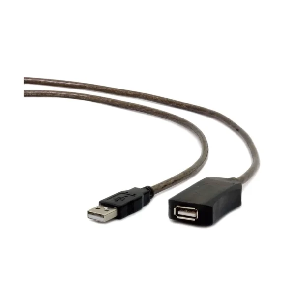 Gembird USB A/USB A M/F 5m USB cable USB 2.0 Black