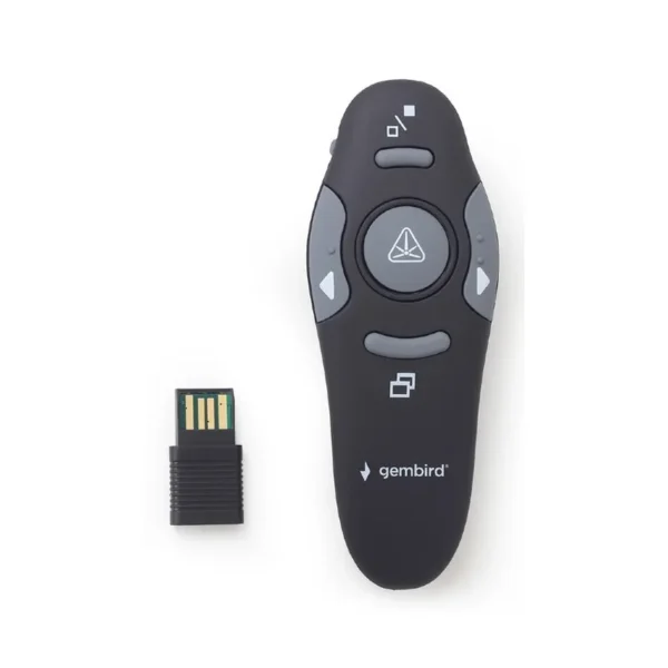 Gembird WP-L-11 wireless presenter RF Black