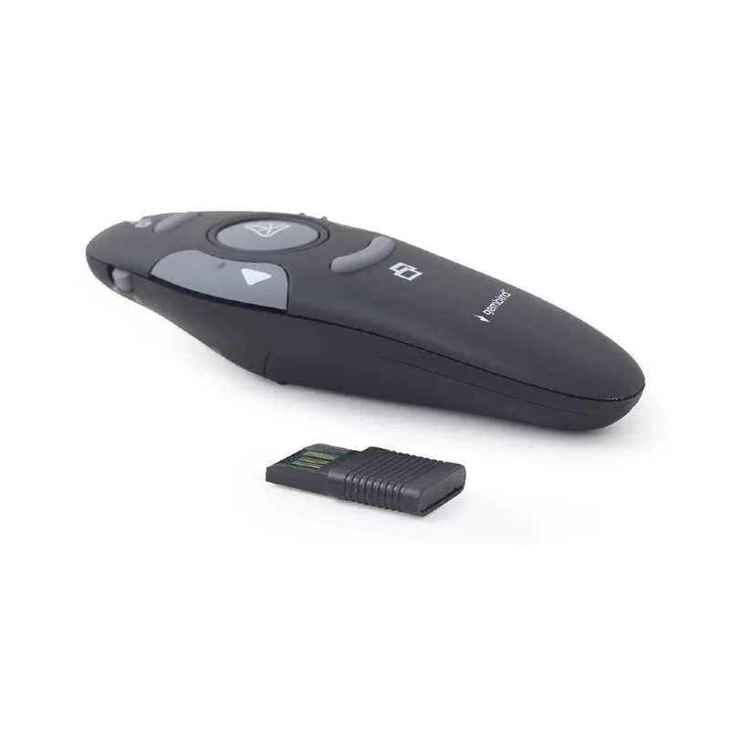 Gembird WP-L-11 wireless presenter RF Black