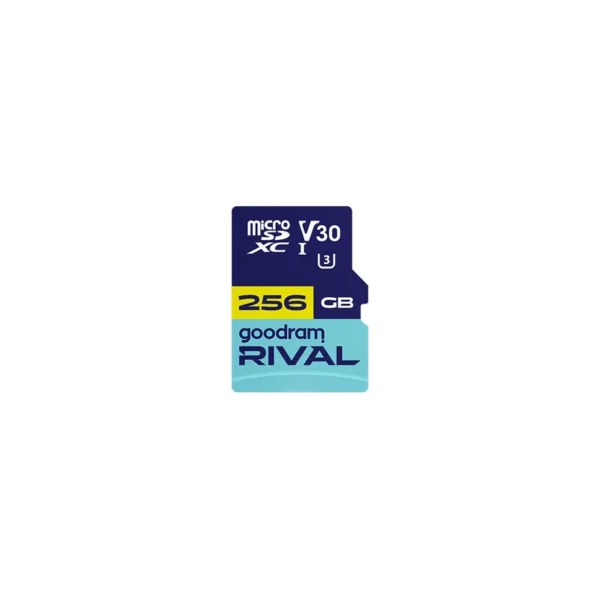 GOODRAM RIVAL M3AA 256 GB MicroSDXC V30 UHS-I U3 + adapter (GGSM3AA-2560R12)