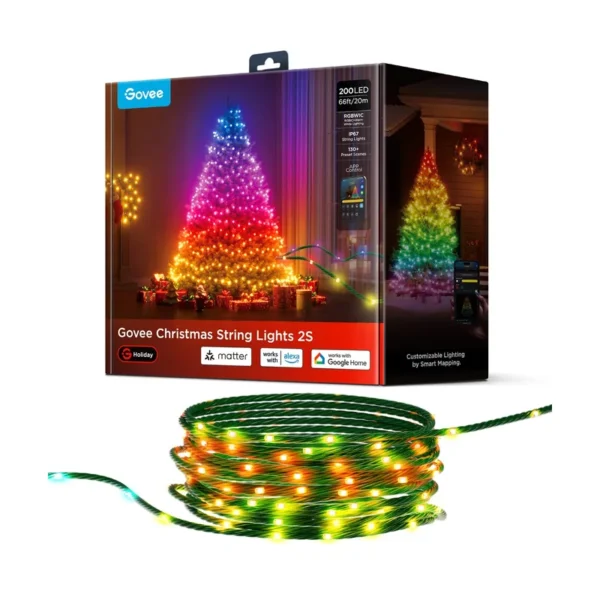 Govee H80C4 Smart string light Wi-Fi/Bluetooth 15 W