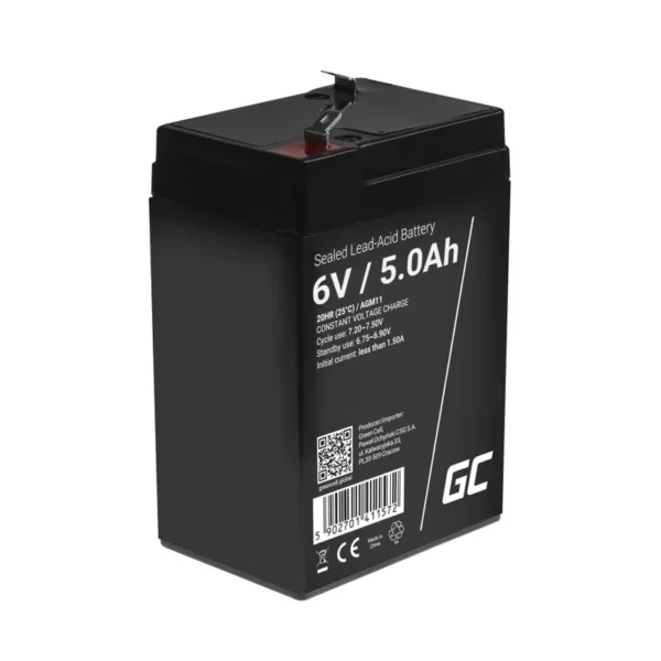 Green Cell AGM11 UPS battery Sealed Lead Acid (VRLA) 6 V 5 Ah