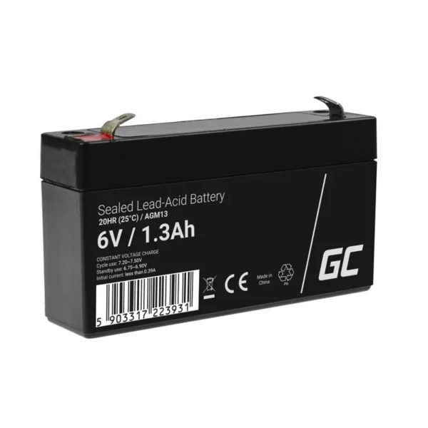 Green Cell AGM13 UPS battery Sealed Lead Acid (VRLA) 6 V 1.3 Ah