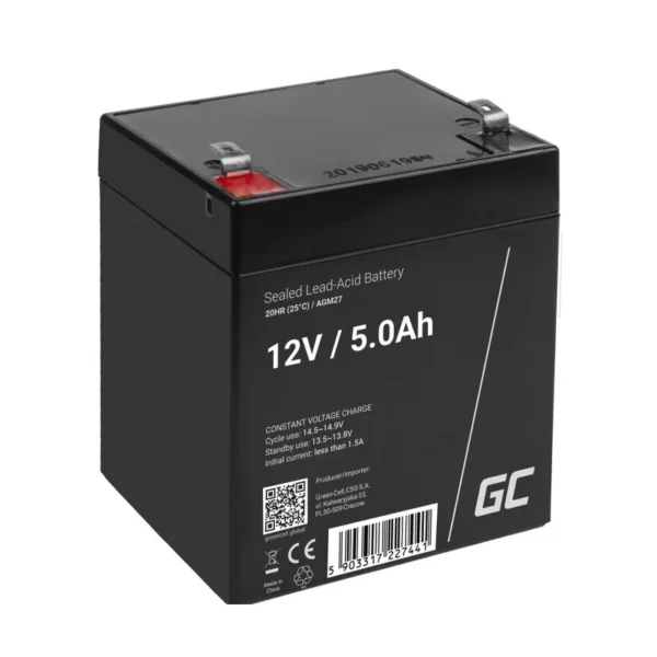 Green Cell AGM27 UPS battery Sealed Lead Acid (VRLA) 12 V 5 Ah
