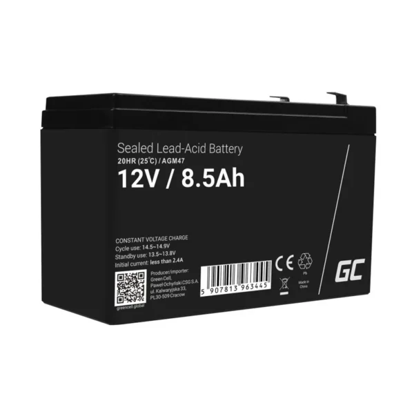 Green Cell AGM47 AGM/gel battery 12V 8.5AH
