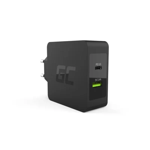 Green Cell CHAR10 mobile device charger Black Indoor