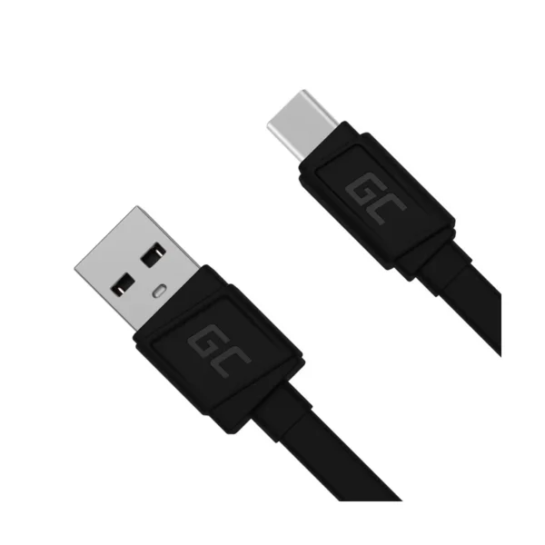 Green Cell KABGC03 USB cable 0.25 m USB A USB C 0.48 Gbit/s Black
