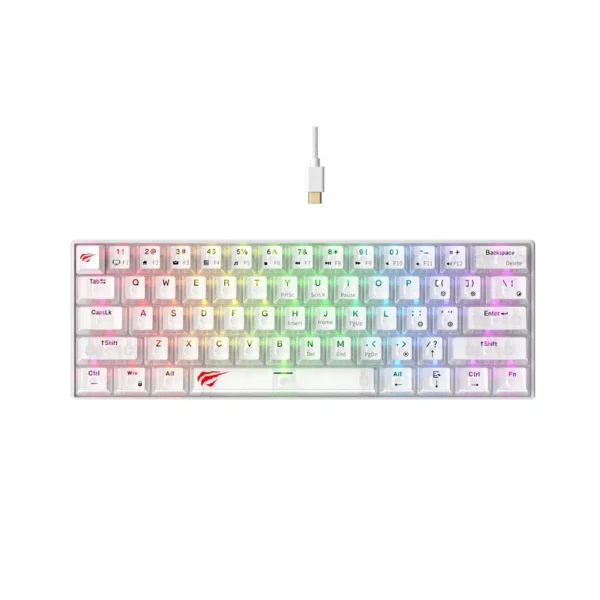 Havit KB903L - gaming keyboard (transparent white)