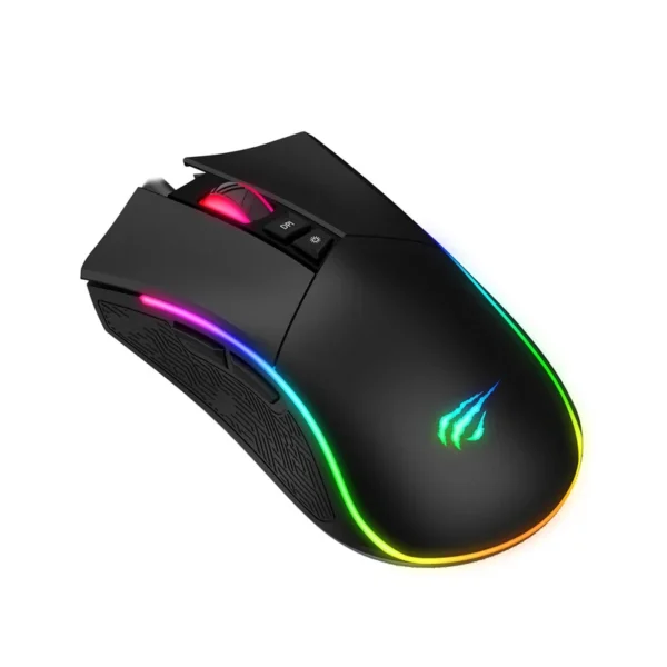 Havit MS1001S - Optical right-handed gaming mouse, USB type A, black-grey