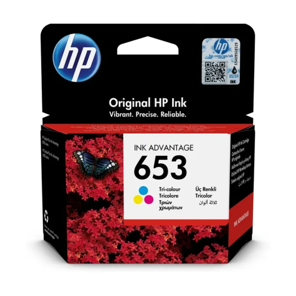 HP 653 1 pc(s) Original Standard Yield Cyan, Magenta, Yellow