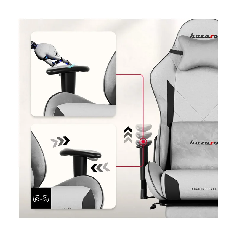 Huzaro Force 5.7 Grey Gaming Chair