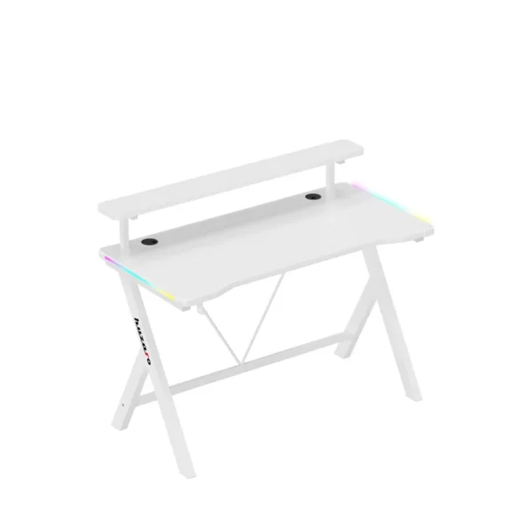 Huzaro Hero 1.9 RGB White Gaming Desk