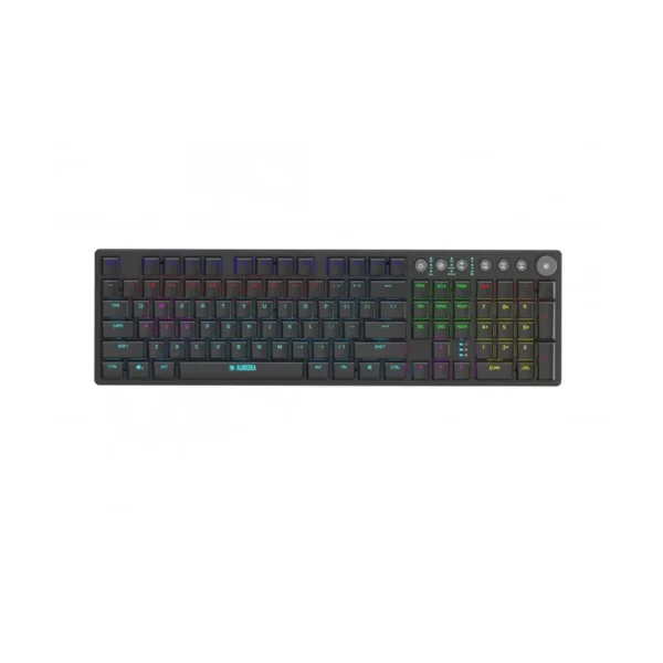 iBox AURORA K-6 keyboard Universal RF Wireless + Bluetooth QWERTY English Black