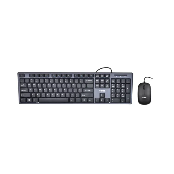 iBox IKMS606 keyboard Mouse included Home USB QWERTY UK English Black