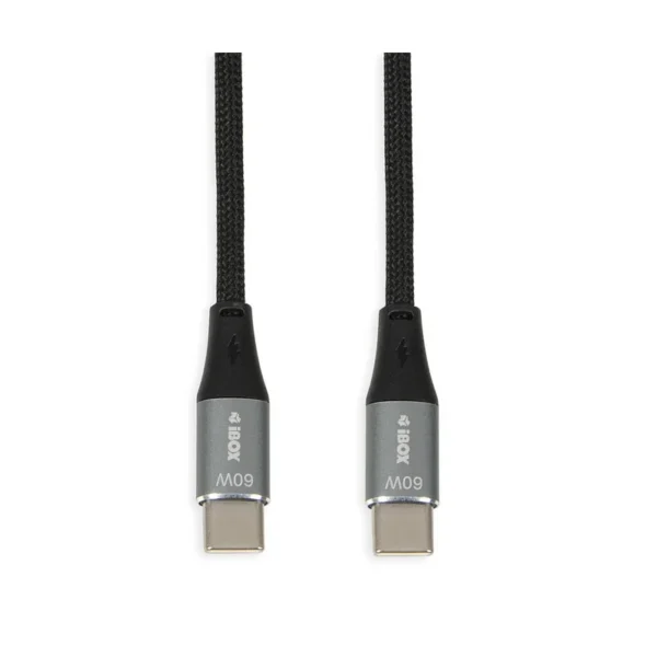 iBOX IKUTC USB-C cable 60W 1m Black