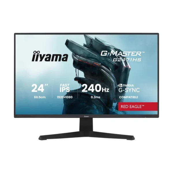 iiyama G-MASTER G2471HS-B1 computer monitor 60.5 cm (23.8") 1920 x 1080 pixels Full HD Black